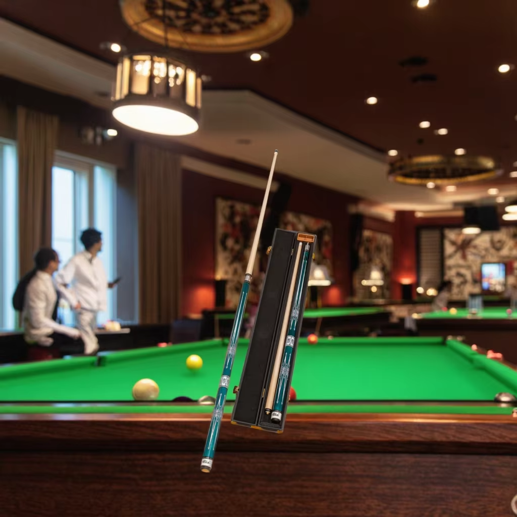 1/2 Joint Solid American Nine-Ball Cue Stainless Steel 3/4 Tacos Rod with Rubber Grip 13mm Tip Snooker Pool Table Games